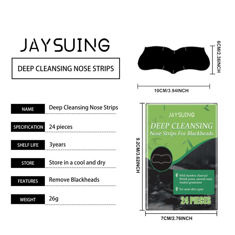 Jaysuing Charcoal Blackhead Pore Patch Gently Cleans Face From Blackheads And Improves Rough Pores_voghion.com