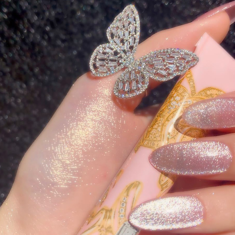 flytande 7g Highlighter guldblå palett glödkontur skimmerpuder Ljus upp makeup för ansiktskropps highlighter Li_voghion.com