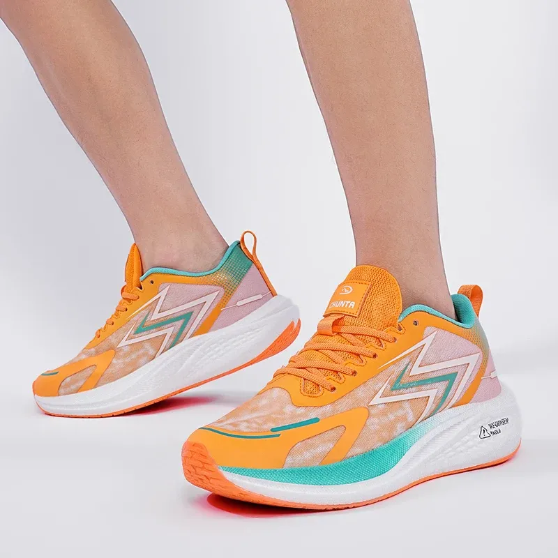 Professionelle Marathon-Laufschuhe, Rennlaufschuhe mit durchgehender Carbonplatte, stoßdämpfende Trainingssportschuhe für Jugendliche_voghion.com
