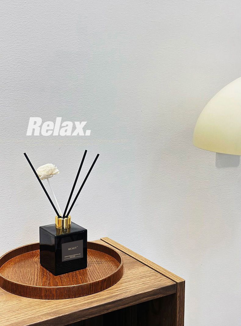 Incense & Incense Burners Premium Essential Oil Reed Diffuser Flameless Aromatherapy For Bedroom Elegant Home Fragrance & Air Freshener Decor Gift_voghion.com