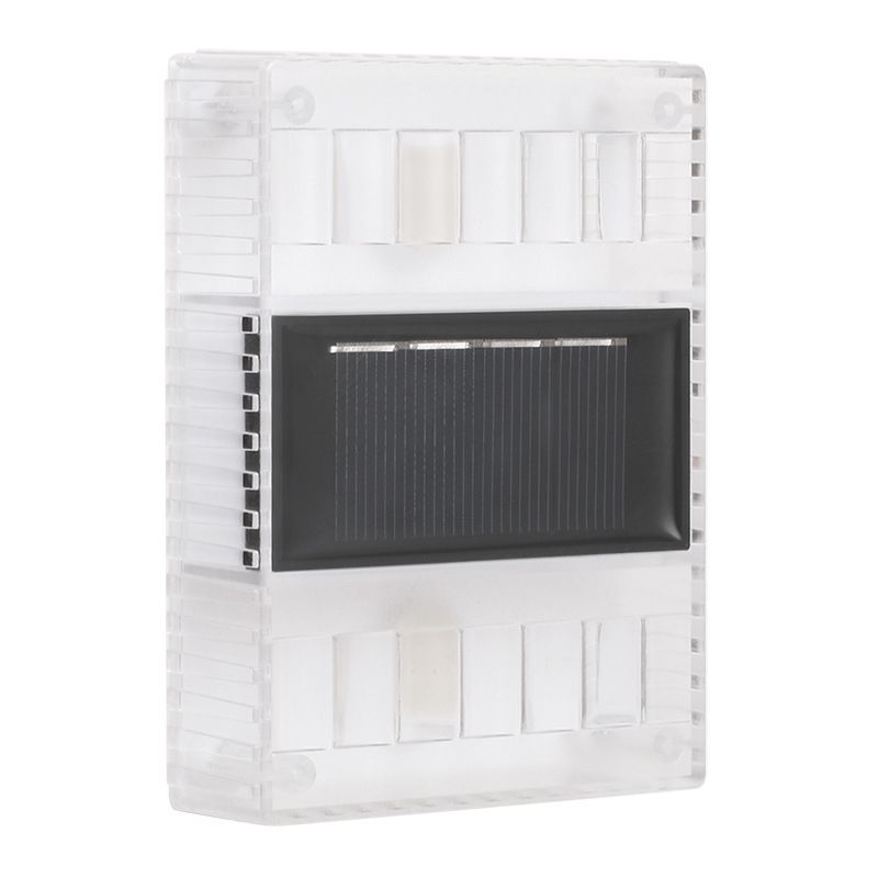 Lampada solare a LED Lampada da parete impermeabile per esterni per balcone Padiglione Porta Gradino Luce Decorazione Giardino Casa Lampade solari a LED_voghion.com