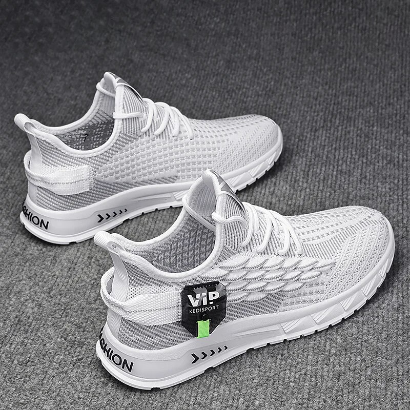 Man Breathable Tennis Fiess Sneakers Lightweight Running Walking Shoes Non-Slip_voghion.com