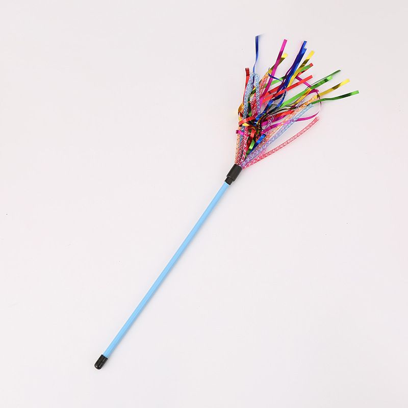Pet New Color Strips Teaser Wand Cat Toys_voghion.com