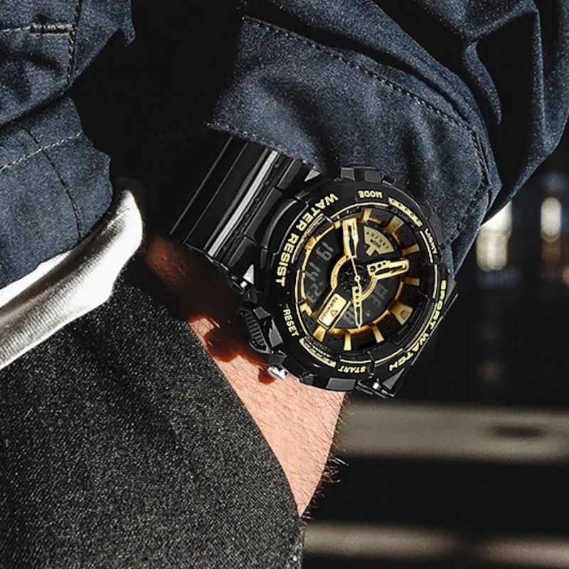 Sveglia sportiva alla moda, elettronica, per uomini, studenti delle scuole superiori, orologio da uomo, celebrità di Internet, orologio da donna_voghion.com