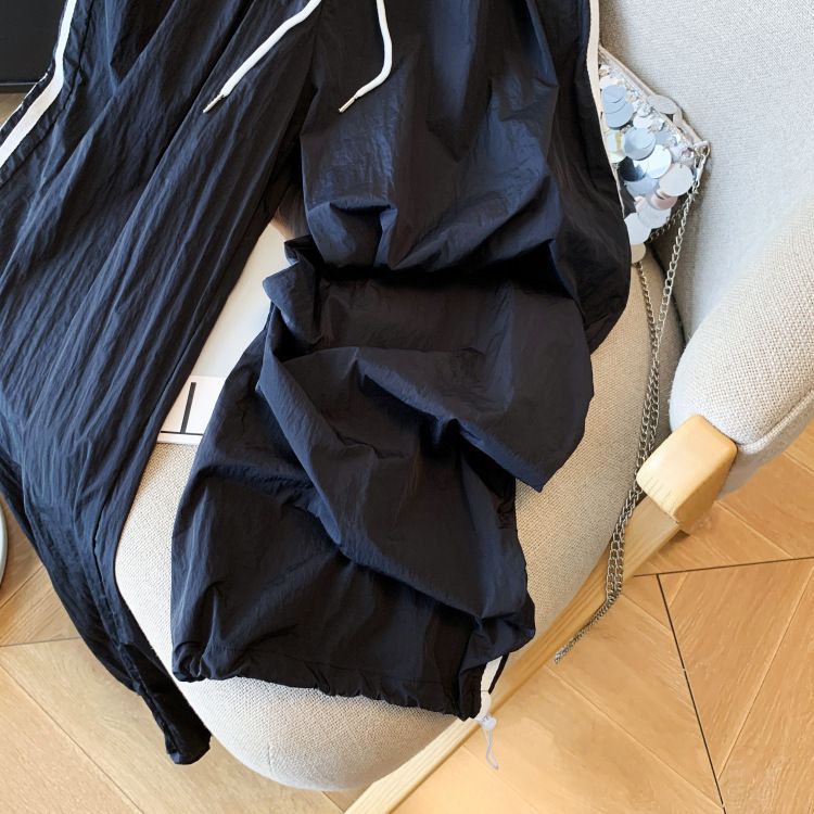 Pantaloni sportivi casual da donna, estivi, con elastico in vita e coulisse, nuovi design, larghi e larghi._voghion.com