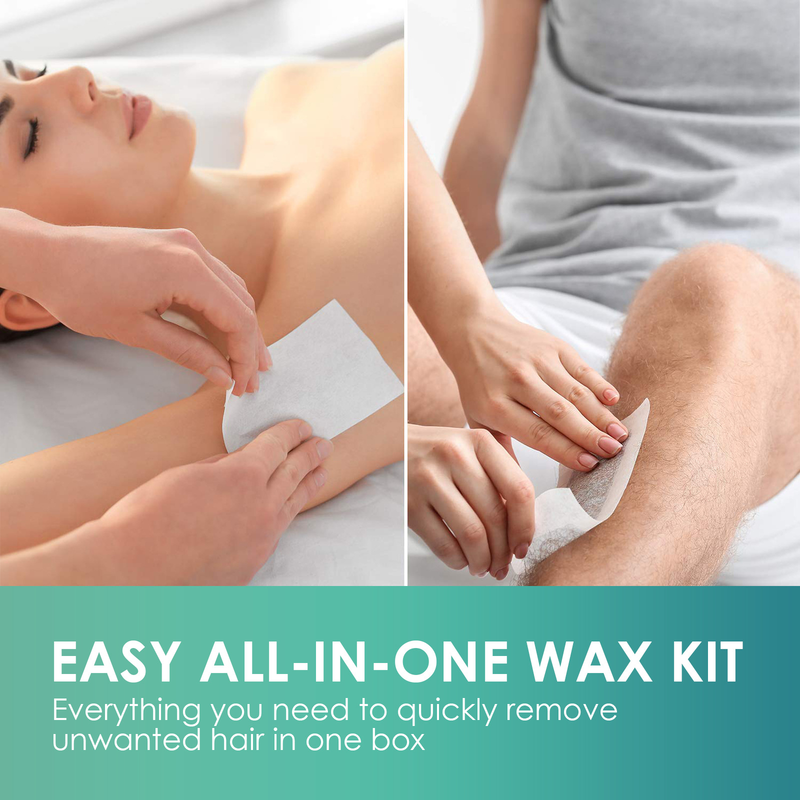 Jaysuing Hair Remova Wax Strip Set voor bijv. okselhandhaar, lichaamstemperatuur en niet irriterend, grijs haar_voghion.com