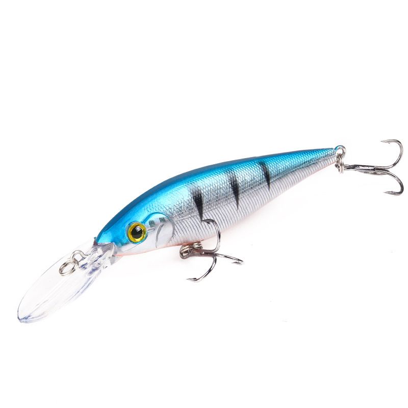 Heißer Stil 11 cm/9,5 g Kunststoff Simulation Fischköder Lange Zunge Minnow Köder Bunte Köder Angelausrüstung_voghion.com