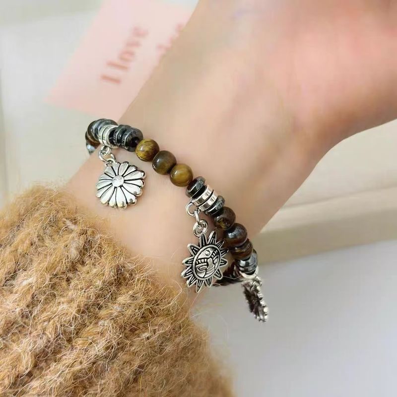 Nouveau bracelet chinois en perles de cloche de style national chic de Chine, double couche superposée, petite foule, haute qualité, polyvalent, main_voghion.com