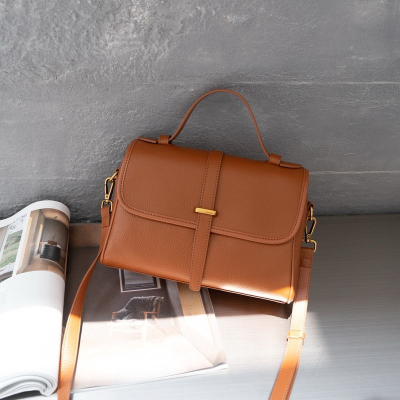 Head Cowhide Natural Water Drop Pattern Leather Women's 2025 Spring Summer New Crossbody Bag_voghion.com