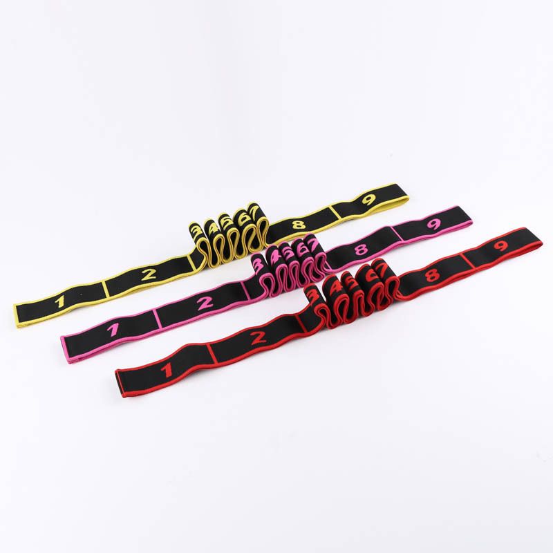 Fascia elastica multifunzionale per esercizi di yoga, per allungare le spalle e per la danza latina, antiscivolo_voghion.com