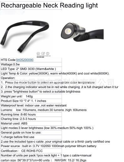 Lampada a sospensione a LED brevettata con angolazione del tubo flessibile regolabile per camera da letto e lettura all'aperto, protezione per gli occhi_voghion.com