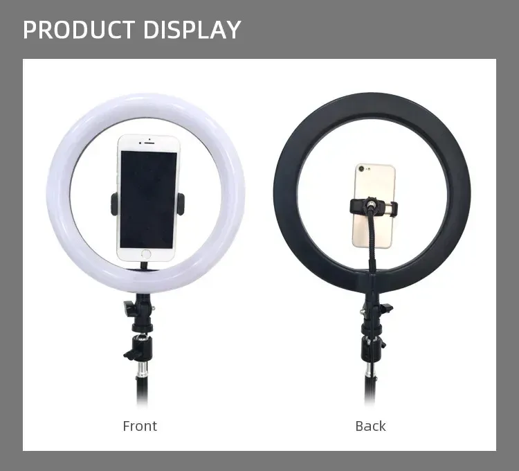 12 Inch Ring Light, Dimmable USB LED For Phone Photography, Live Streaming_voghion.com