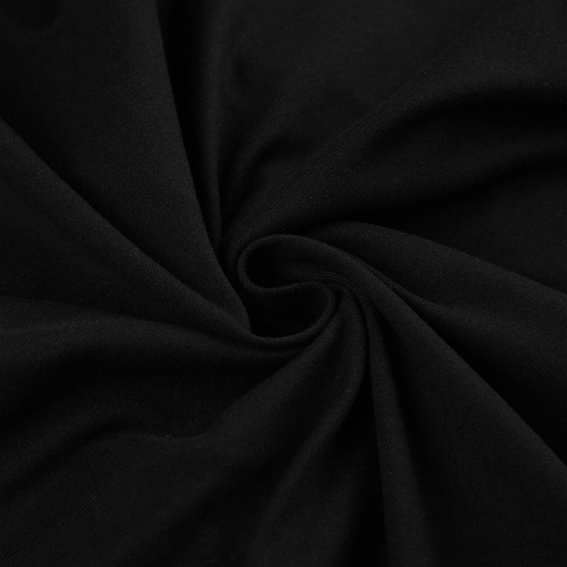 T-shirt da donna in stile retrò americano, vestibilità slim, girocollo, manica lunga, stampa a righe – Tessuto in maglia confortevole con design a blocchi di colore_voghion.com