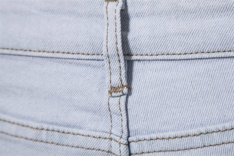 Herrenbekleidung Persönlichkeits-Denim-Waschungstrend für Herren, lässig, mikroelastisch, gerade Hose_voghion.com