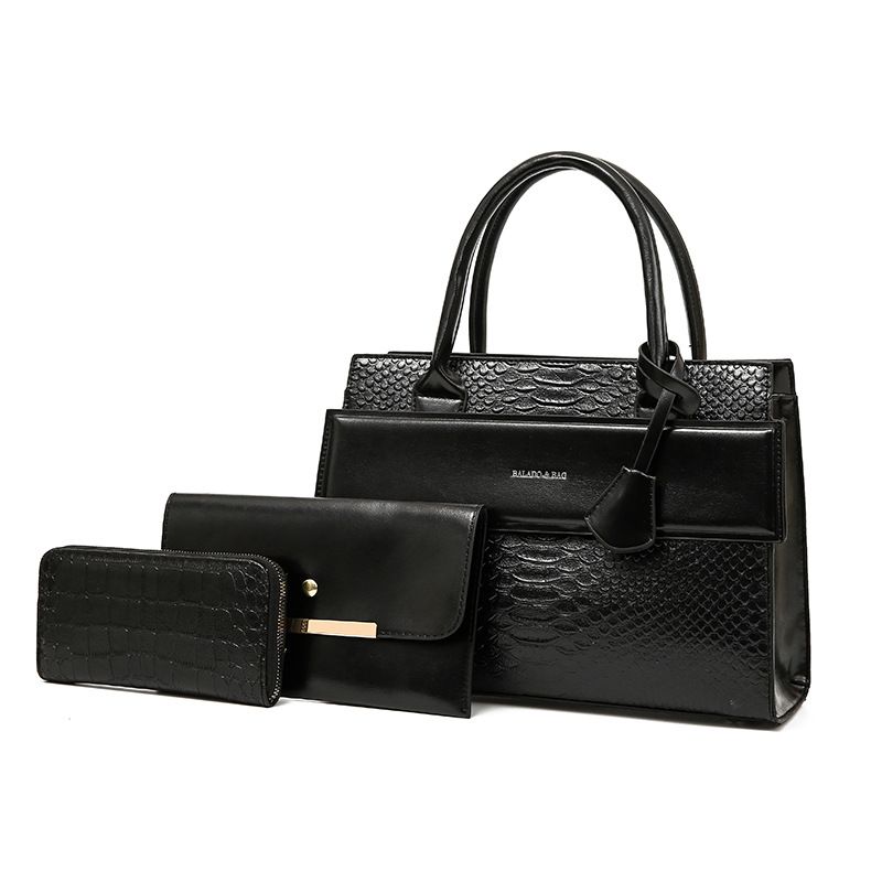 Borsa a tracolla singola di grande capacità del 2024, borsa da donna in pelle oleata composta da più pezzi_voghion.com