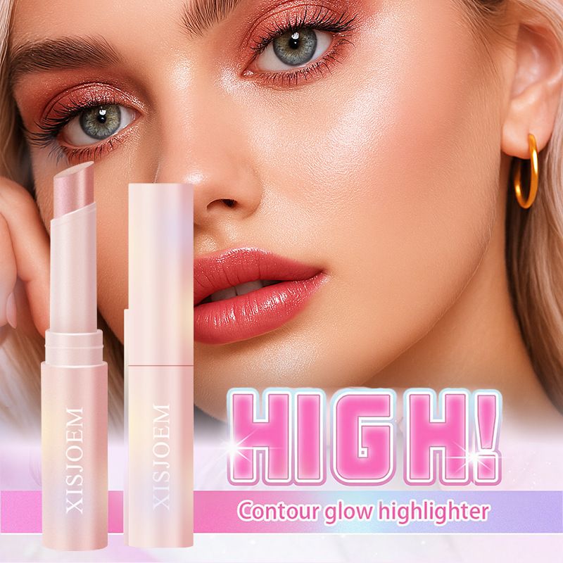 Caneta de sombra Jelly Beauty Crystal Makeup Batom multicolorido iluminador em bastão Cosméticos_voghion.com