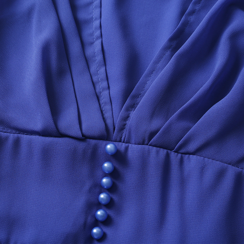 Dameskleding Moslim damesgewaad effen kleur chiffon puntige tuniekjurk Moslim Abaya_voghion.com