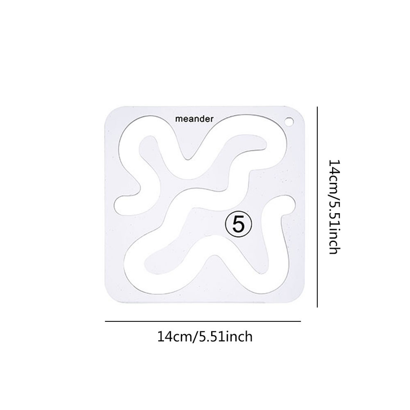 Special shaped patchwork template sewing patchwork ruler hollowed out sewing template_voghion.com