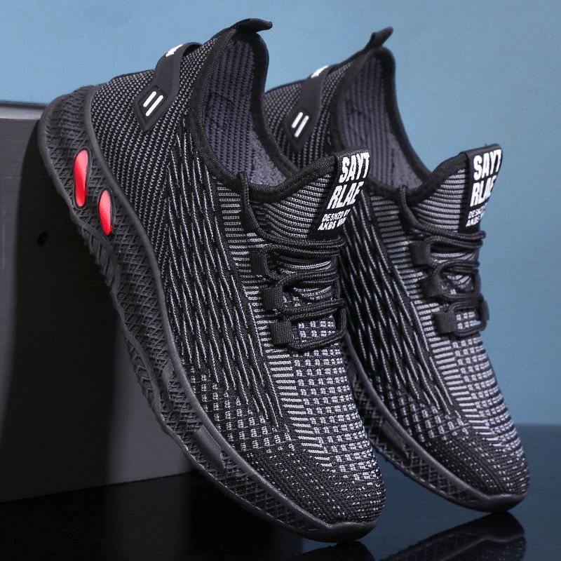 TerraStride Men's Sports Trendy Casual Mesh Breathable Running Soft Sole Comfortable Work Shoes_voghion.com