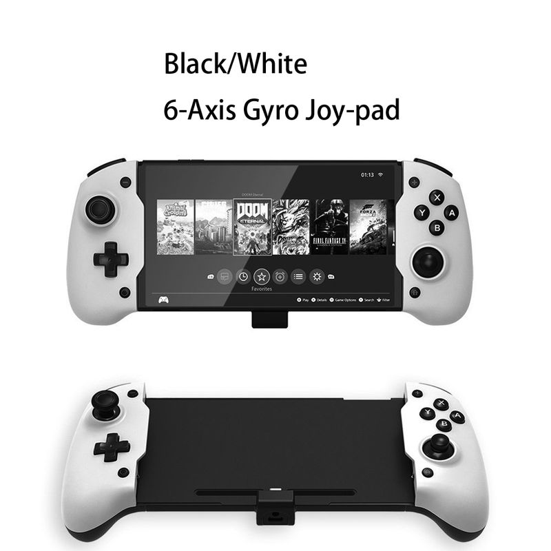 Voor Nintendo Switch Gamepad Controller Handheld Upgrade Grip Dubbele Motor Vibratie Ingebouwde 6-assige Gyro Joy-pad voor Switch OLED_voghion.com