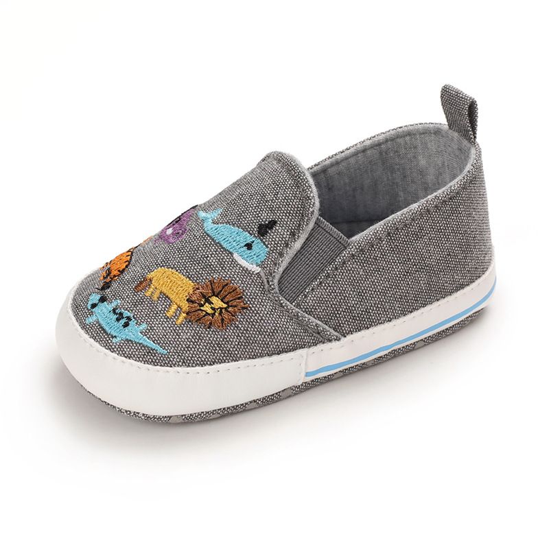 Mother & Kids Spring and autumn 0-1 year old baby cartoon canvas shoes_voghion.com