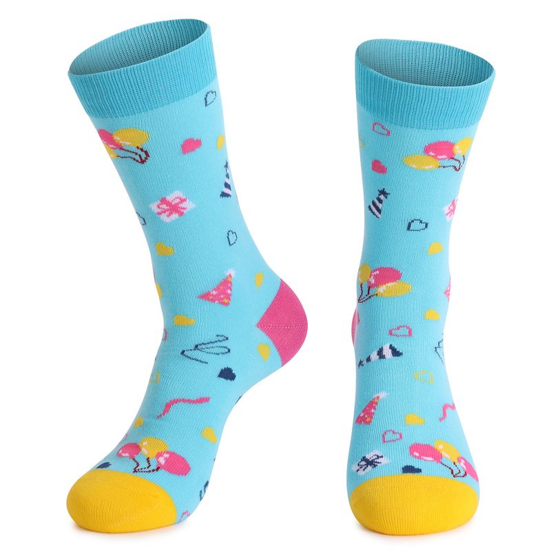 Calzini regalo di compleanno taglie forti Calzini tubolari spessi in cotone pettinato autunno inverno Calzini natalizi_voghion.com