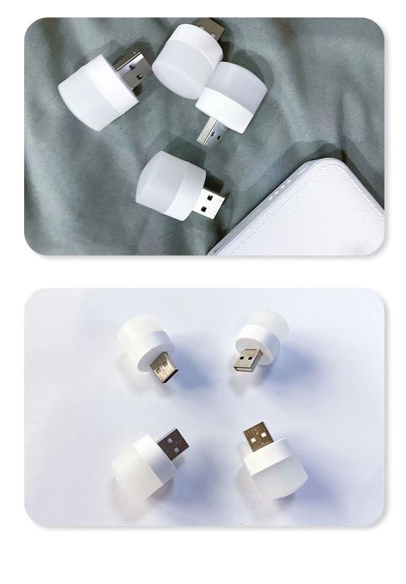 Mini dormitorio, mesita de noche, dormitorio, USB, ahorro de energía, banco de energía nocturno, luz de emergencia, protección para los ojos, enchufe_voghion.com