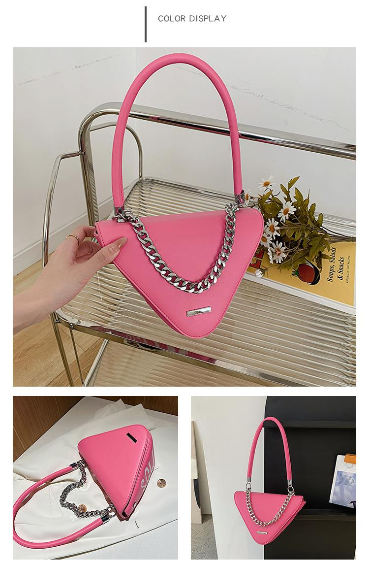 2023 Borsa a tracolla singola da donna nuovissima personalizzata con lettera alla moda Triangolo a forma di strada per ragazza piccante_voghion.com