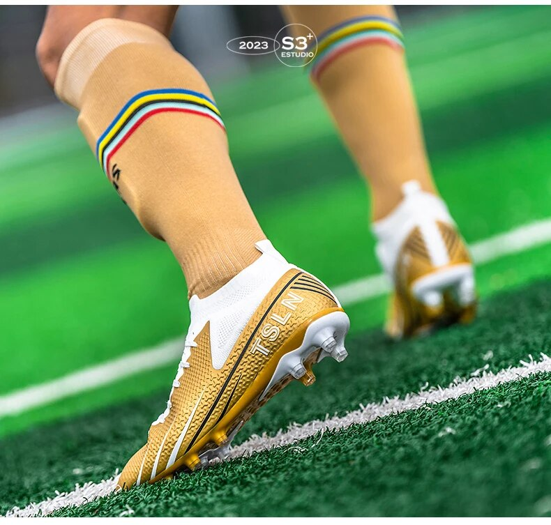 Vīriešu biedrības futbola laukuma zābaki Profesionāli pieaugušo bērnu futbola apavi Augstas kvalitātes zāles treniņu spēles apavi Futsal_voghion.com