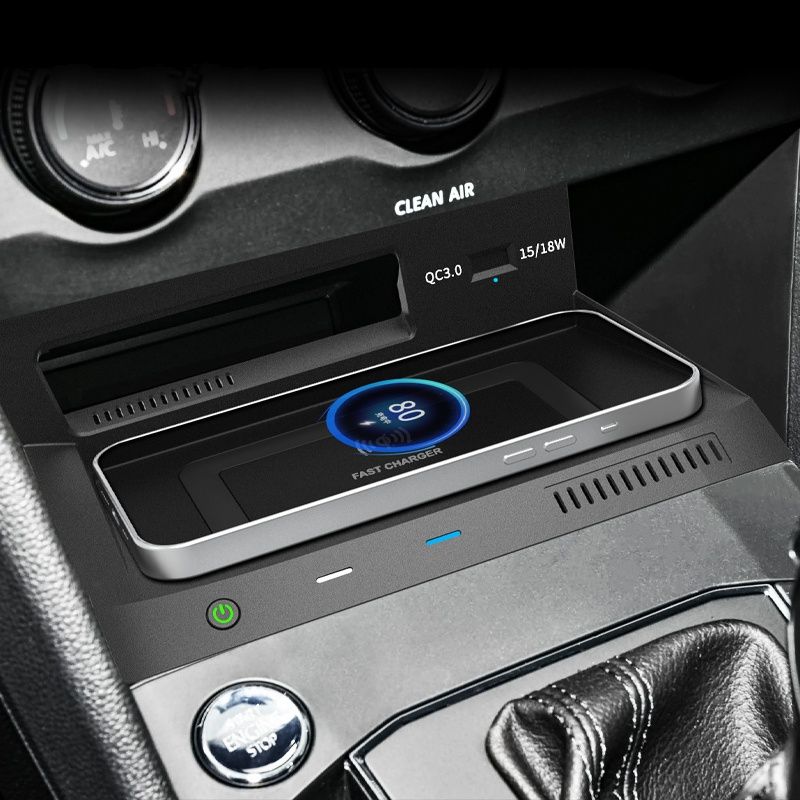 for Volkswagen VW Tharu X 18-20 /Tharu Teramont X Viloran TAYRON GTE Car Wireless Charger Mobile Fast Charging Pad Phone Holder_voghion.com