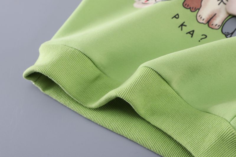 Felpa con cappuccio da bambino 2025, completo coreano autunnale e invernale per neonati, bambola di cagnolino tridimensionale a righe sulle spalle_voghion.com