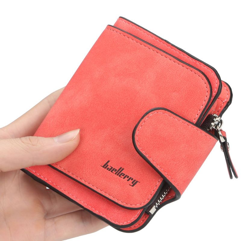 Women's Short Wallet Korean Version 70% Off Multi-Card Slot Fashion Zipper Small Coin Purse_voghion.com