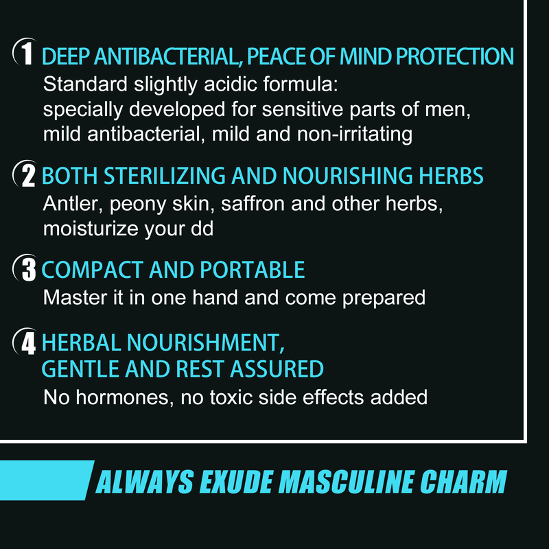 North Moon Men's Shampoo, Body Wash, Itch Relieving Liquid, Odor Removing Care Liquid_voghion.com