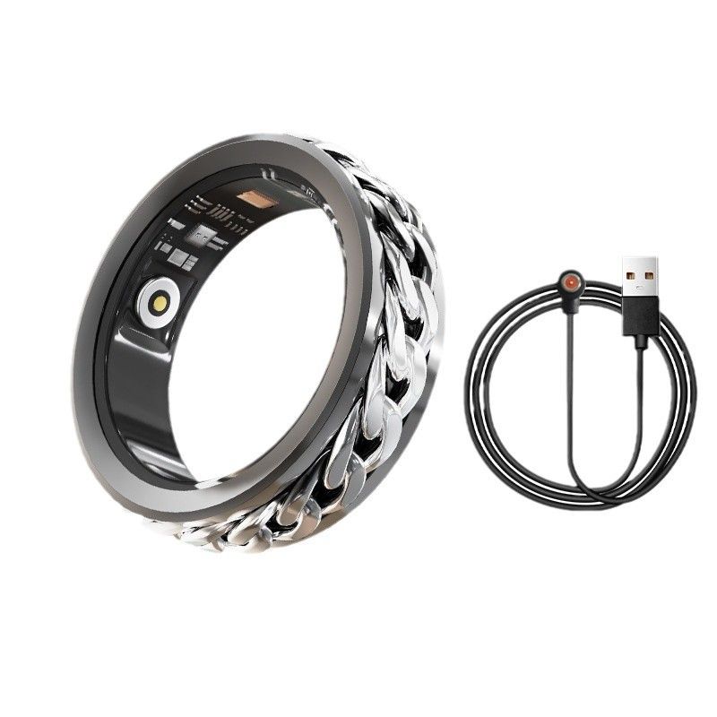 Smart Electronics, de vânzare la cald, cu decompresie rotativă pentru bărbați, la modă, set de brățări pentru inele pentru degetul inelar, monitorizarea sănătății oxigenului din sânge._voghion.com