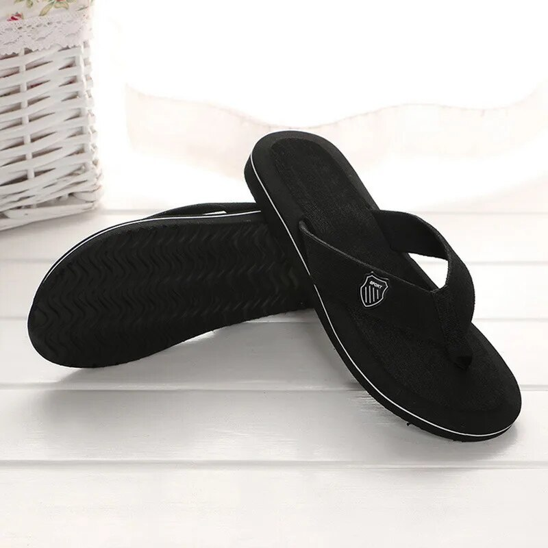 Infradito estivi Sandali da spiaggia Pantofole piatte casual antiscivolo 2023 Scarpe da casa per interni da uomo Scivoli da esterno_voghion.com