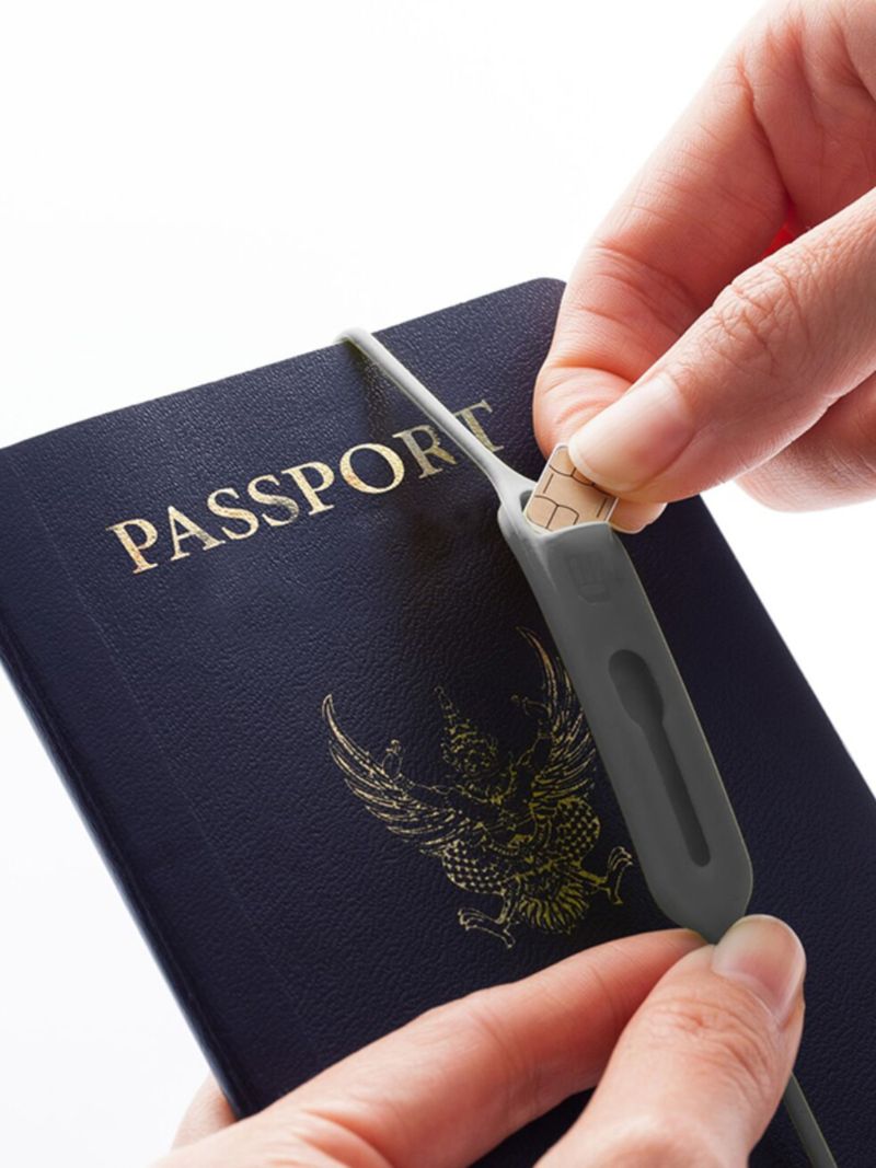 Unbeatable Quality SIM Card Storage Line Portable S-Keeper Mobile Phone Card-Taking Needle Cosmetics Bag Travel Abroad Anti-Lost Silicone_voghion.com