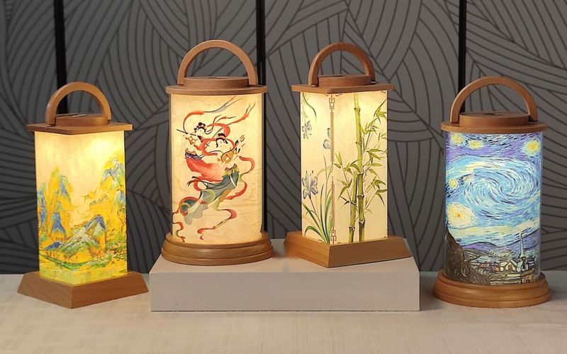 Lampada da tavolo in legno da regalo, da comodino, da scrivania, da scrivania, da scrivania, da scrivania, da scrivania, da comodino, da tavolo ..._voghion.com