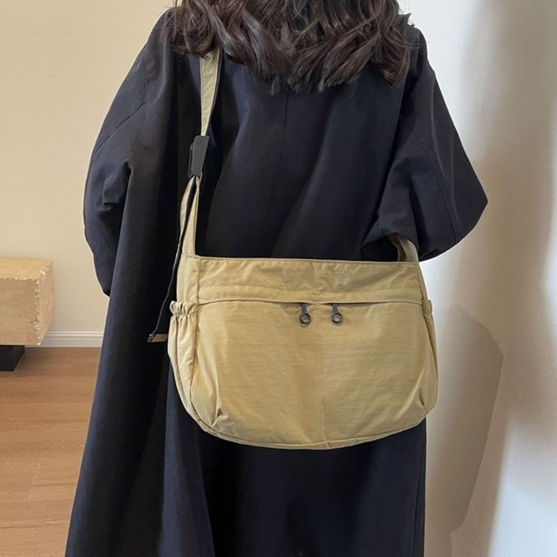 Trendy Multi Pocket Travel Bag Women's Adjustable Strap Crossbody Suitable for Various Ocns_voghion.com