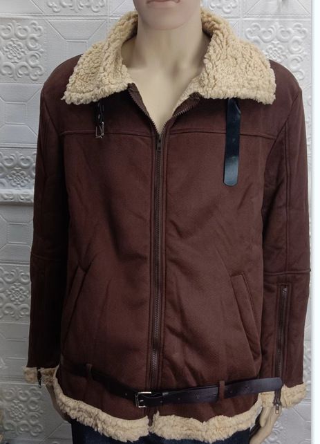 Giacca da uomo con fodera in pelliccia spessa, cappotto più venduto_voghion.com