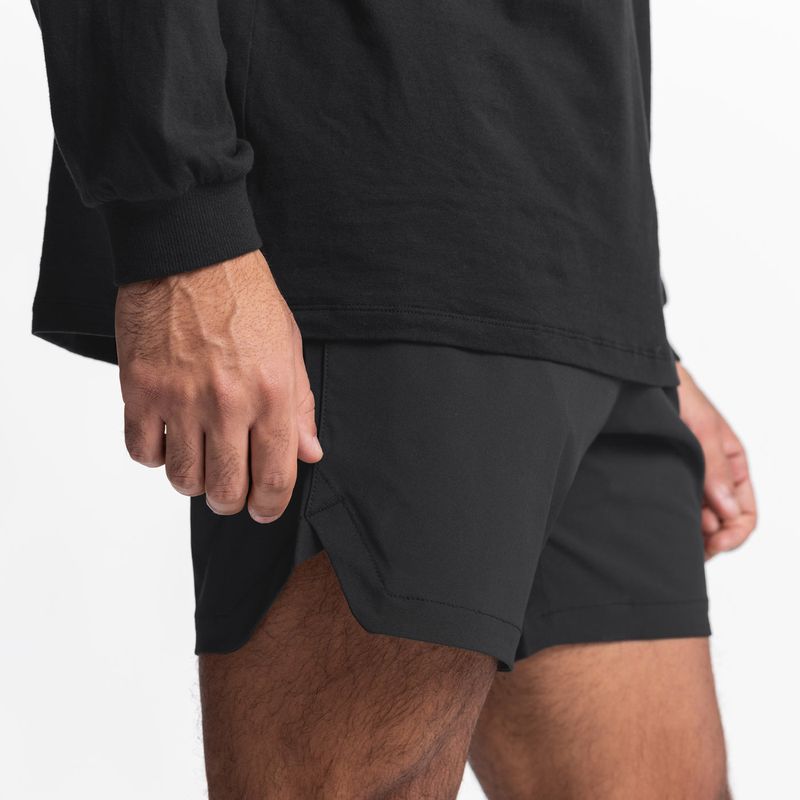 Pantaloncini da basket estivi ad asciugatura rapida da uomo - Pantaloncini da allenamento leggeri con fodera in rete - Pantaloncini da palestra e allenamento sopra il ginocchio per corsa e sport_voghion.com