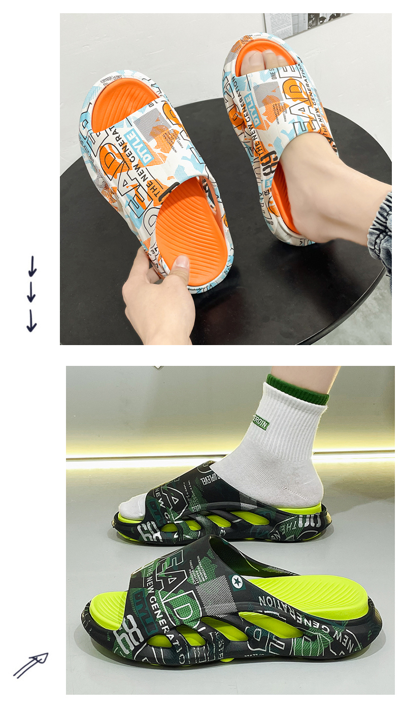 Slippers voor jongens 2023 Zomerstijl Kinderen Casual Stepping On Shit Feeling Home slippers voor jongens en meisjes casual mute_voghion.com