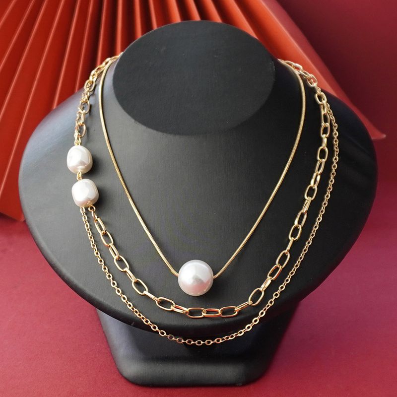 collana, stile barocco tre in uno, collana di perle di nicchia_voghion.com