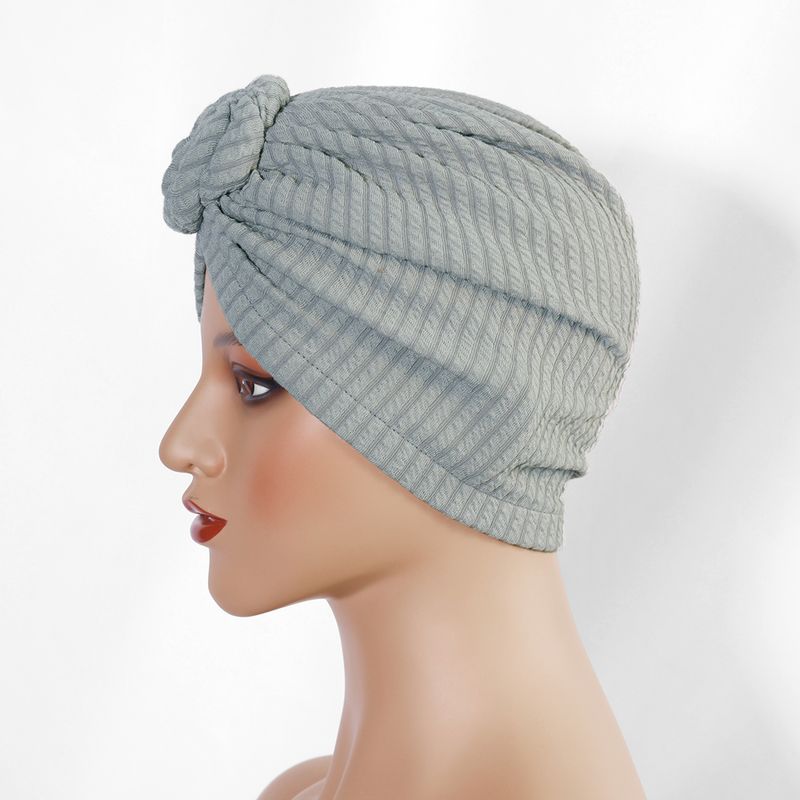 Thickened Elastic Flower Headscarf Hat - Ethnic Style Twisted Warm Hat (Fashionable & Versatile, European & American Design, Winter Headwear)_voghion.com