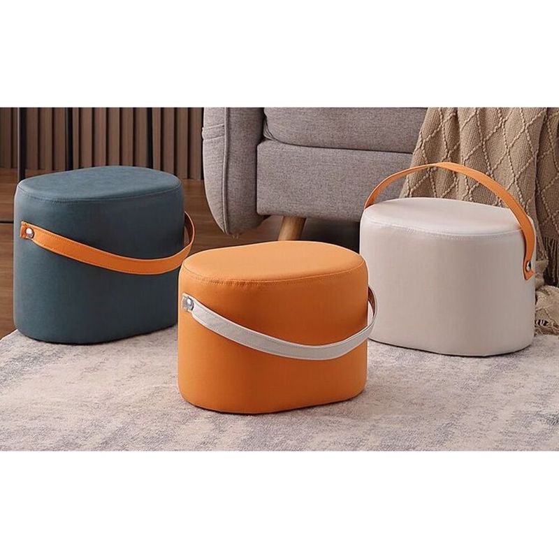 Portable Internet Celebrity Living Room Coffee Table Sofa Low Home Use Children's Footrest Footstool Tech Fabric Shoe_voghion.com