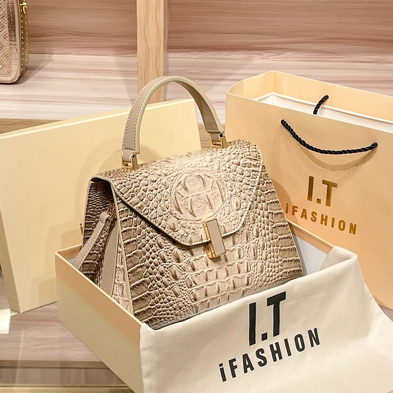 Borsa a mano da donna in vera pelle, nuova e alla moda, elegante e versatile, a tracolla e a spalla_voghion.com