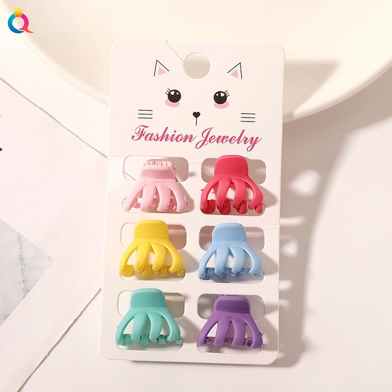 Mini-Haarspangen-Set – 6-teiliges Haarklammer-Set in matten Pastellfarben für Damen (klein, rutschfest, vielseitig für Ponyfrisuren und Hochsteckfrisuren)_voghion.com