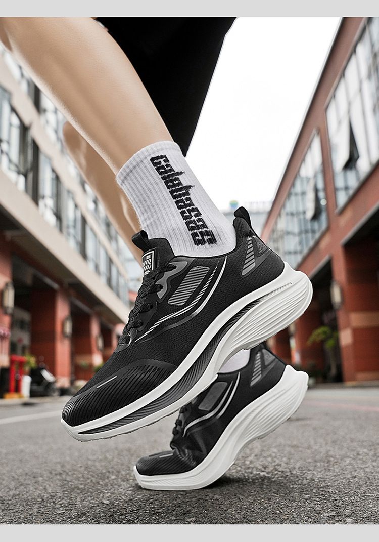Men's Breathable Mesh Running Shoes Lightweight Comfortable Sneakers For Walking Gym Workout Casual Wear_voghion.com