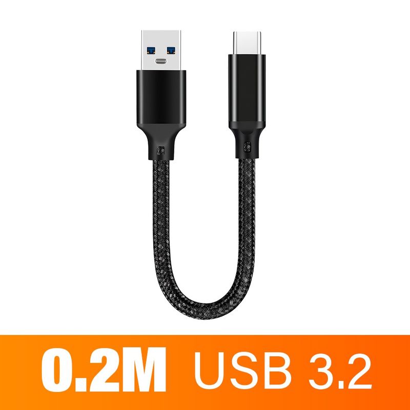 Câble USB-C Type-C PD à charge rapide 60 W pour iPhone 16, 15 Pro Max, Samsung S25 et S24_voghion.com