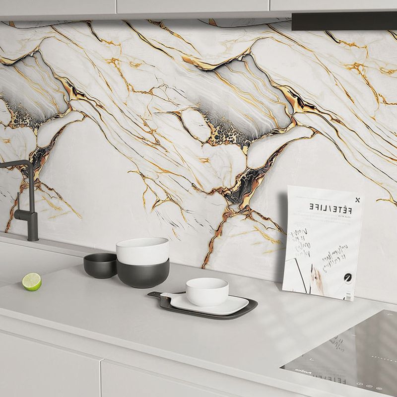 Carta da parati autoadesiva 3D effetto marmo platino ispessito per ripiani della cucina, mobili, camera da letto e pareti del soggiorno_voghion.com