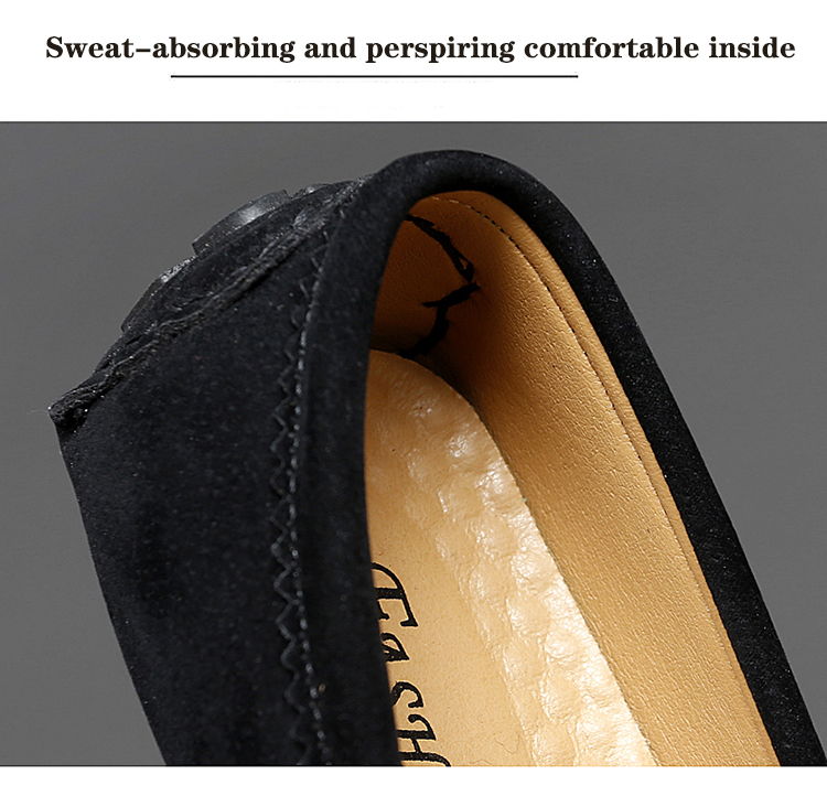 Halbschuhe Herren Handgefertigt Leder Blau Casual Driving Flats Slip-On Boot Übergröße 47 48 Faule Schuhe_voghion.com